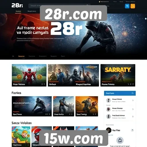 Novas funcionalidades do site 28r.com em destaque